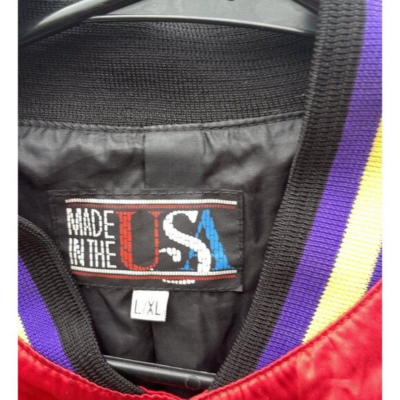 Vintage No Doubt Gwen Stefani Red Varsity Jacket  Women’s Sz L/XL Rock 90s READ! - Picture 16 of 16